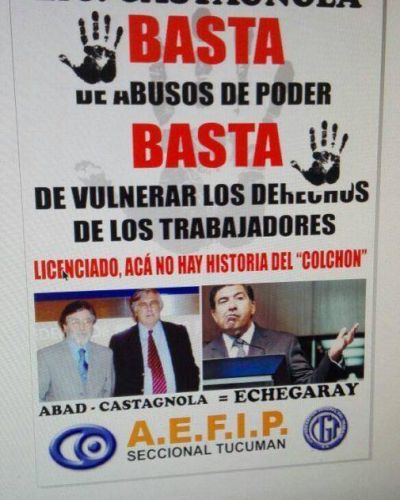 Empleados de AFIP de todo el noroeste en Estado de Alerta