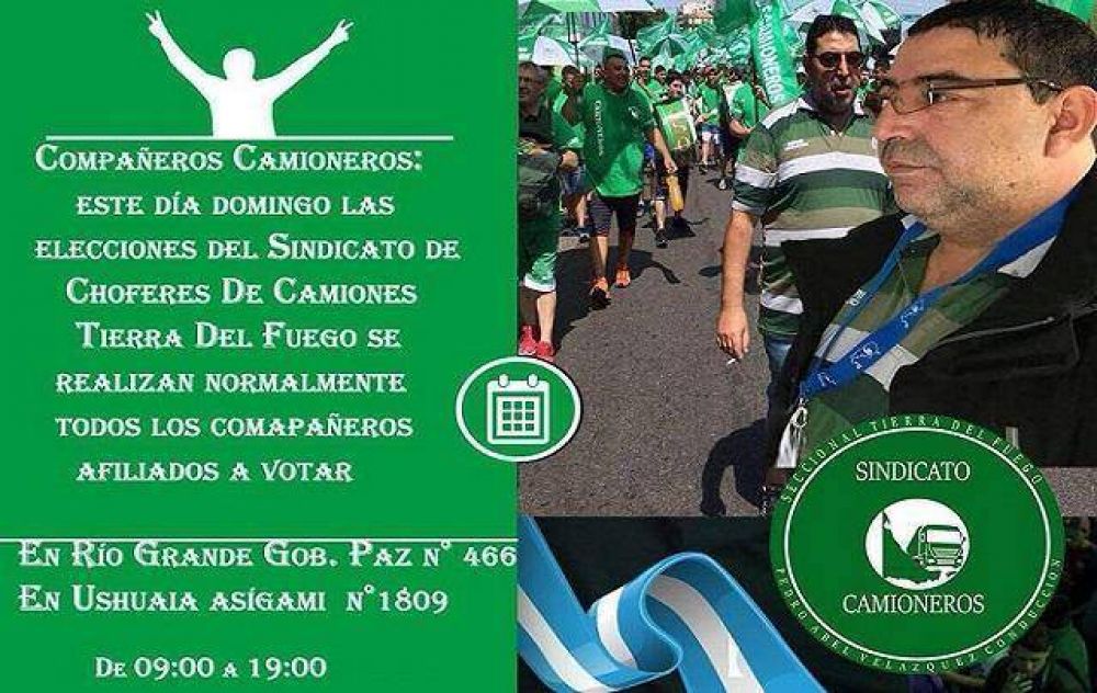 La Junta Electoral de Camioneros ratific las elecciones del domingo