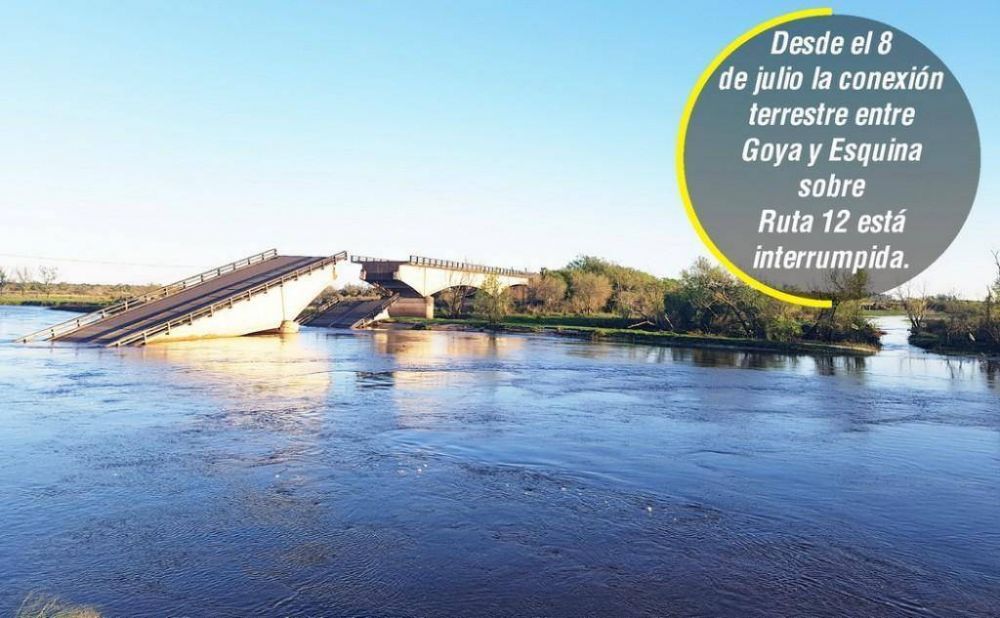 Abren ofertas para reconstruir el puente cado sobre arroyo Guaz