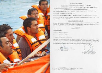 La Armada Argentina calific� de �mejora superlativa� en los cursos brindados por la intervenci�n del SOMU