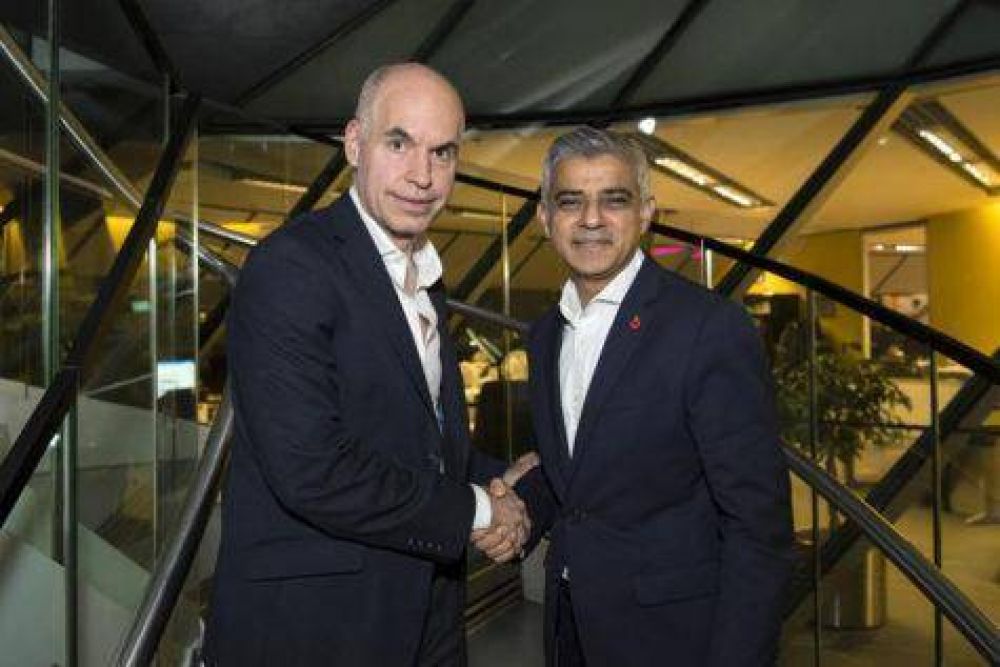 Larreta se reuni con el alcalde de Londres