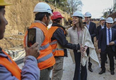 Vidal busca afirmarse en el Conurbano con la obra p�blica