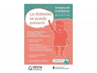 Se viene la Semana de la Diabetes