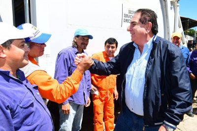 Saludo del Intendente Jorge Jofr� por el d�a del Trabajador Municipal