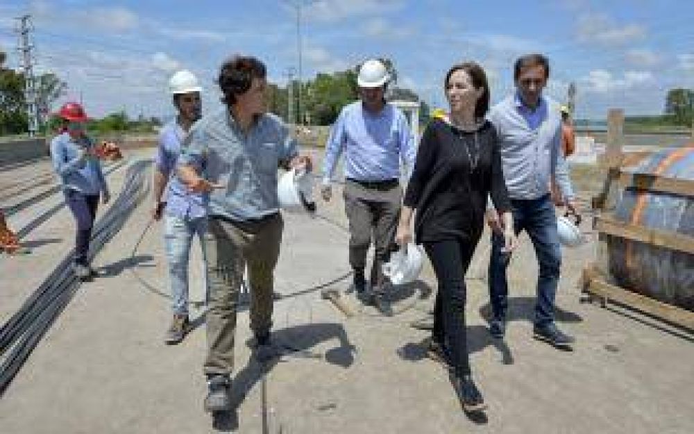 Vidal supervis obras de infraestructura para evitar inundaciones en La Plata y Ensenada