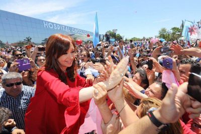 Cristina particip� de un acto en Jos� C. Paz