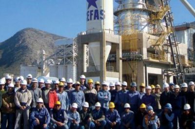 Siguen las obras para lograr el ciento por ciento de agua y cloaca en Jun�n