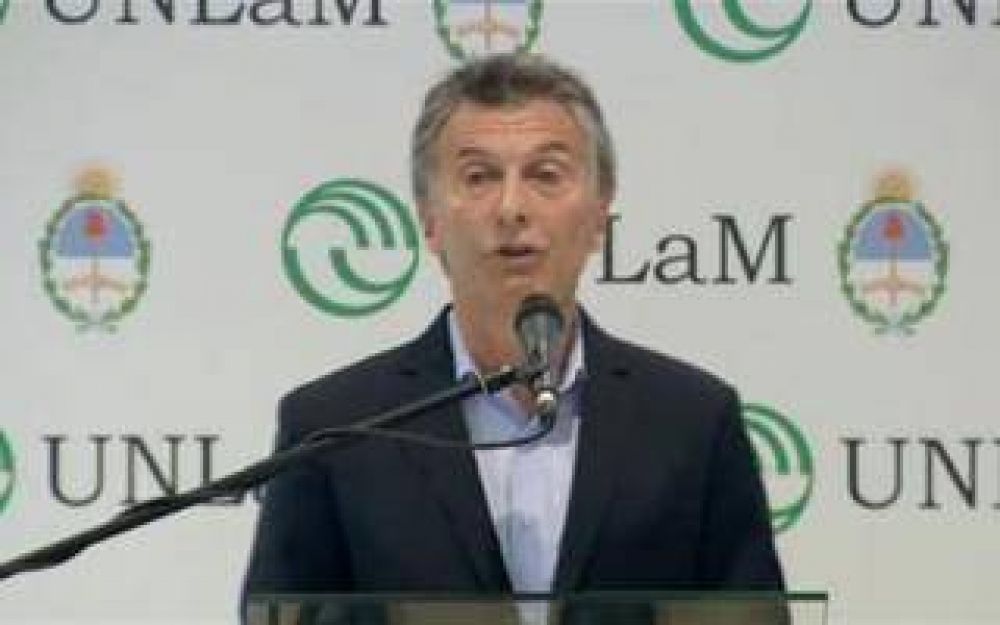 Mauricio Macri en La Matanza: 