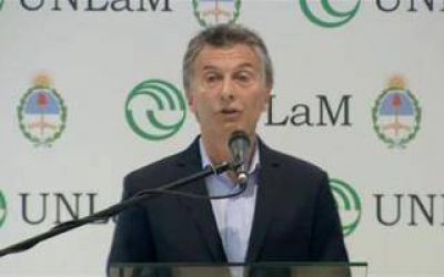 Mauricio Macri en La Matanza: 