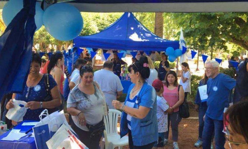 M�s de 800 vecinos participaron en Pilar de la jornada por el D�a Mundial de la Diabetes