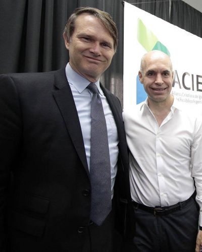 Andres Palau se encontr� con Horacio Rodr�guez Larreta