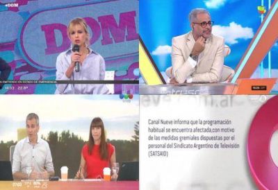 20 mil trabajadores paran la TV en todo el pa�s