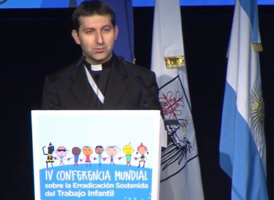Francisco exhort� a �erradicar el trabajo infantil en todas sus formas�