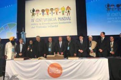 L�deres religiosos de Argentina firmaron una declaraci�n en contra de la esclavitud humana