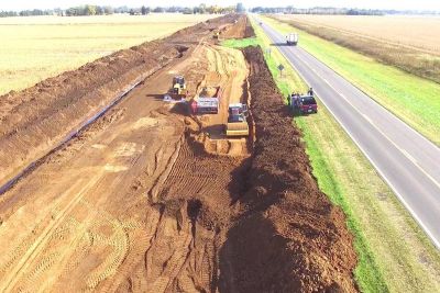 Comenzaron los trabajos de la variante de Chacabuco de la Autopista Ruta 7