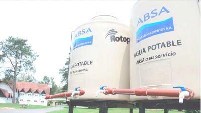 ABSA anunci� una merma en la presi�n de agua