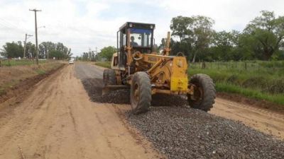 Trabajos de mejoramiento en la avenida Hijas de San Jos�