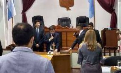 Asumieron nuevos concejales: Mat�as Soria y Renzo Gonz�lez
