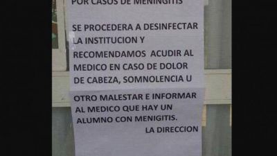 Alerta en Varela por brote de meningitis en escuelas