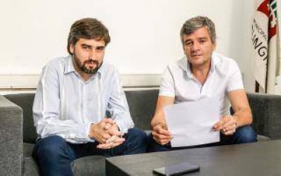 Hurlingham: Zabaleta se reuni� con el presidente del Concejo Deliberante, Mart�n Rodr�guez