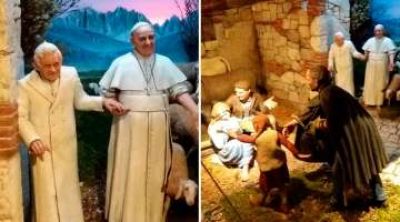 Papa Francisco y Benedicto XVI �visitan� museo de pesebres m�s grande del mundo [FOTOS]