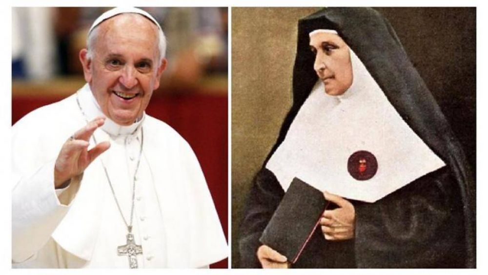 El Papa invit a alabar a Dios por la beatificacin de la Madre Catalina