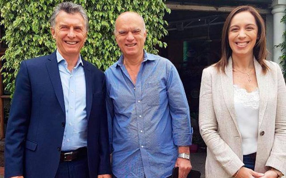 Macri y Vidal recorrieron obras junto a Grindetti en Alsina