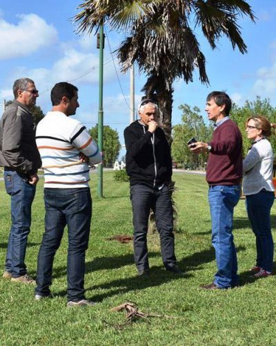 Harispe anunci� importante obra para Lezama