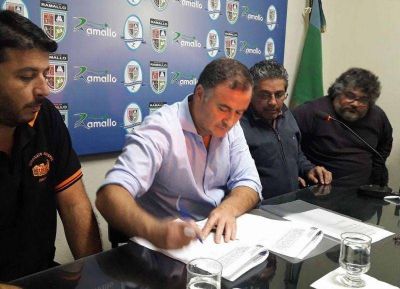 Se firm� el convenio para el uso y ocupaci�n de predio del Paseo Viva el R�o