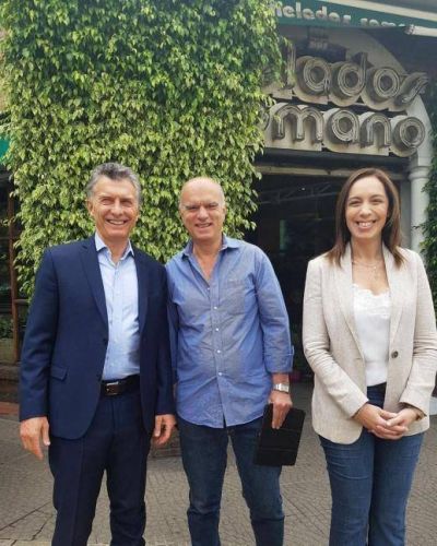 Macri y Vidal refuerzan la figura del intendente Grindetti