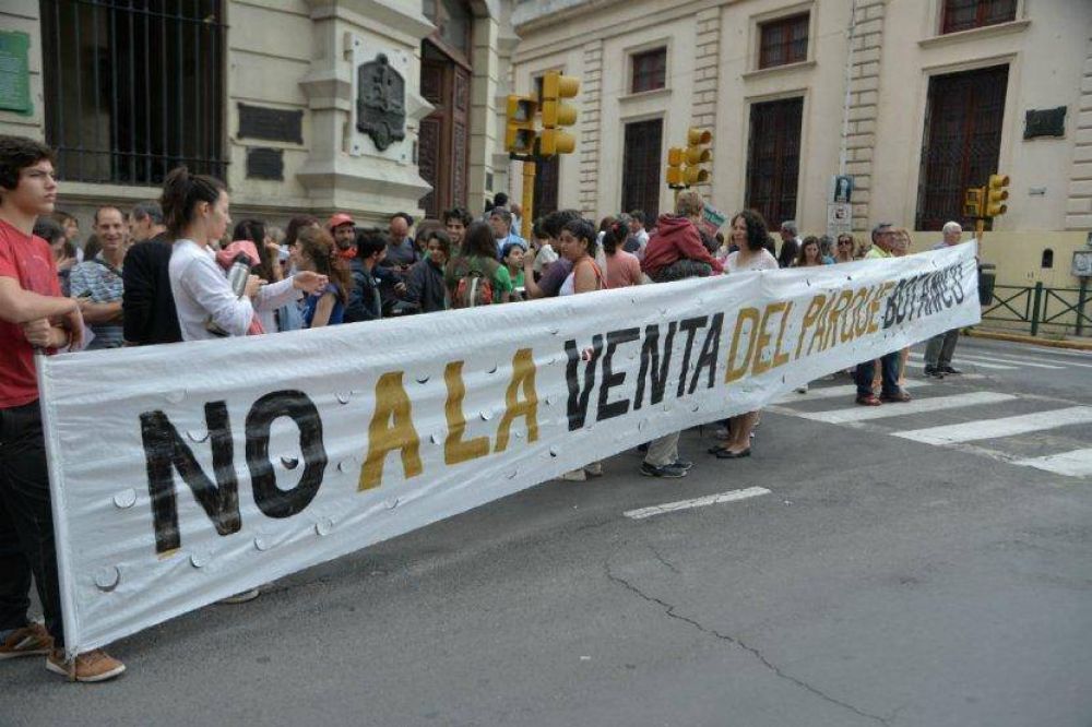 �Vamos a buscar alternativas�, dijo Varisco tras desechar la venta de una parte del Bot�nico 