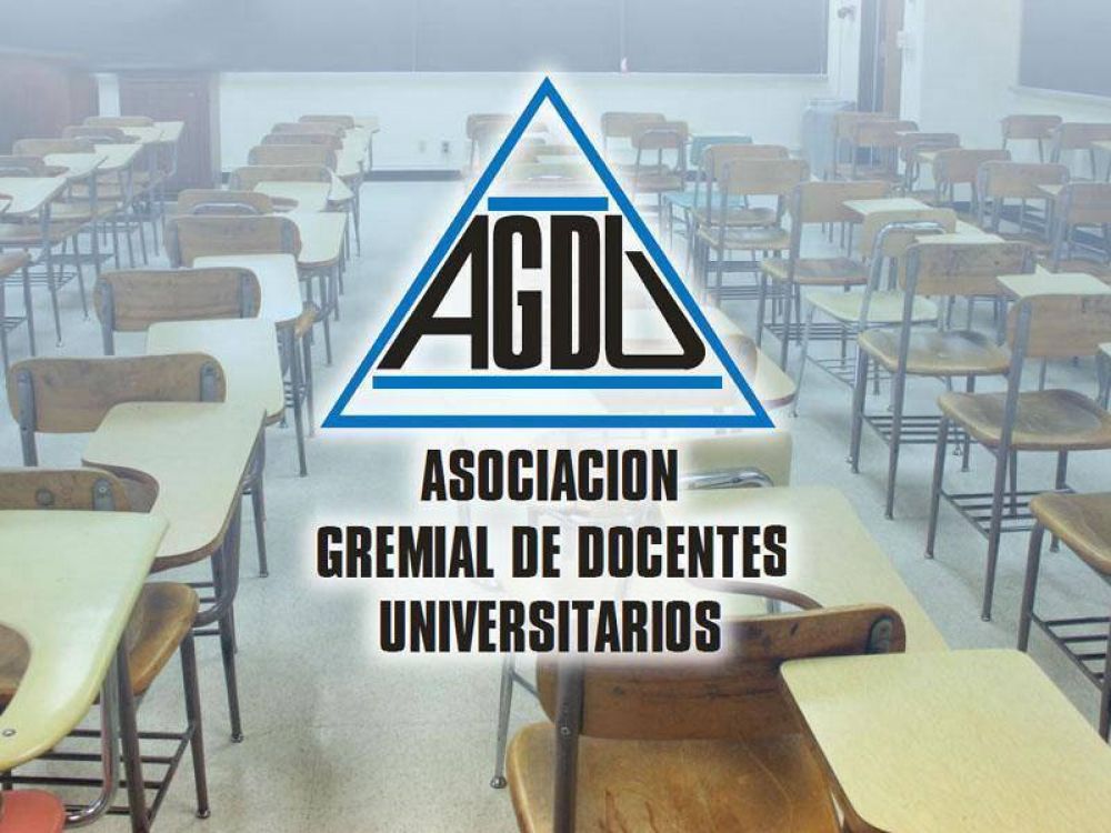 Los docentes universitarios de AGDU marcharn este mircoles contra el ajuste 