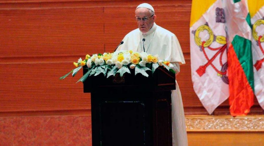 TEXTO: Discurso del Papa a las autoridades y la sociedad civil de Myanmar