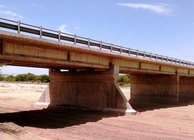Habilitaron el tr�nsito en el puente sobre el r�o Los Corrales