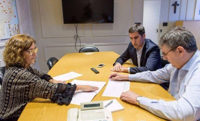 Alejandra Mart�nez y Mosca se reunieron con el ministro de Infraestructura por obras para Mar del Plata