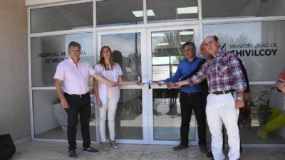 Se inaugur� el �rea de consultorios externos �Sara Audicio� en el Hospital de Moquehu�
