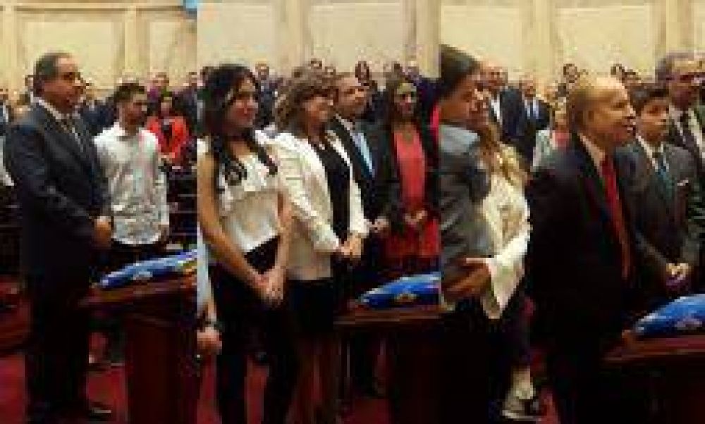 Juraron Martnez, Brizuela y Doria y Menem en el Senado