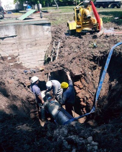 Despu�s de 48 horas de calvario por falta de agua, Absa al fin concluy� los arreglos