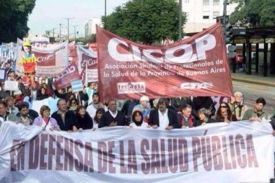 Paro de m�dicos y profesionales bonaerenses para rechazar la �privatizaci�n� de la salud p�blica