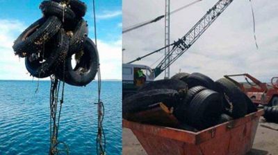 Sacaron m�s diez volquetes de basura que estaba del fondo del mar