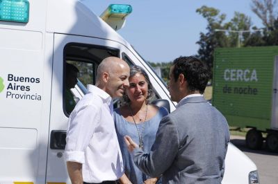 Pilar sum� seis nuevas ambulancias para fortalecer su sistema de salud