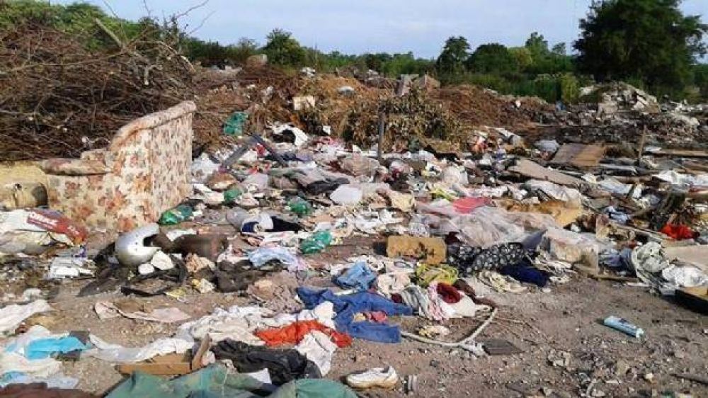 Un basural a cielo abierto que crece d�a a d�a