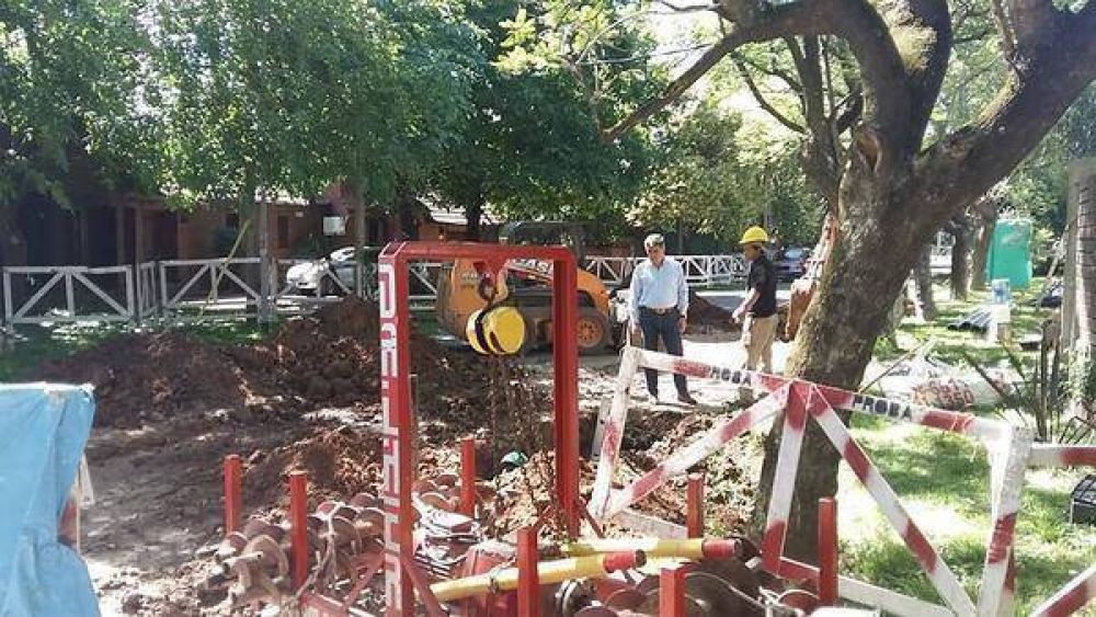 Avanza el tendido de agua potable en Don Torcuato