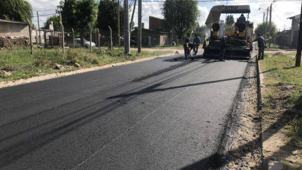 Cascallares destac� las obras que el Municipio realiza en Glew