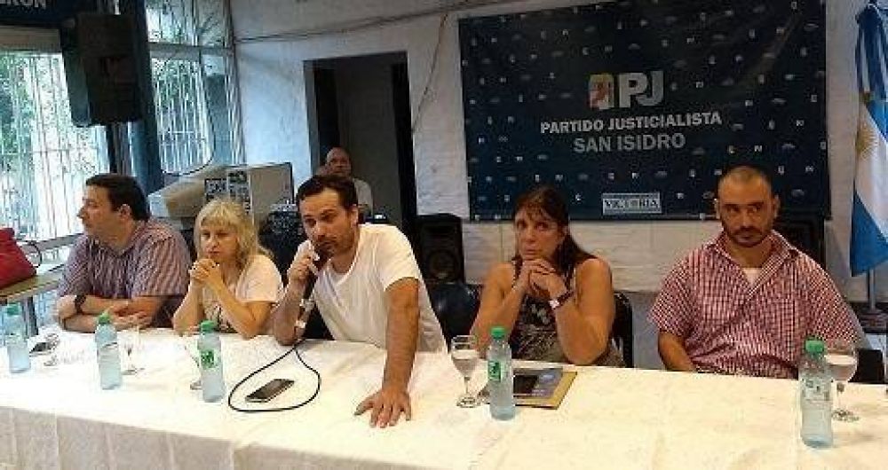 Teresa Garca y Federico Gelay presentaron su lista para presidir el PJ de San Isidro