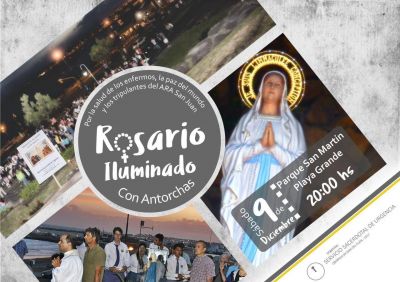 Nueva edici�n del Rosario Iluminado en la costa de Mar del Plata