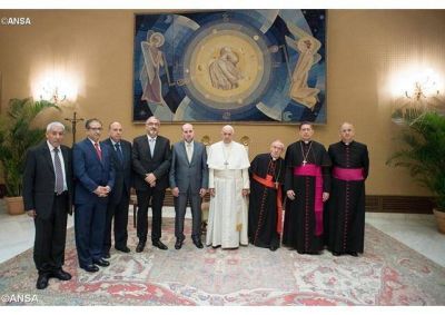El Papa a la delegación palestina: diálogo y respeto recíproco