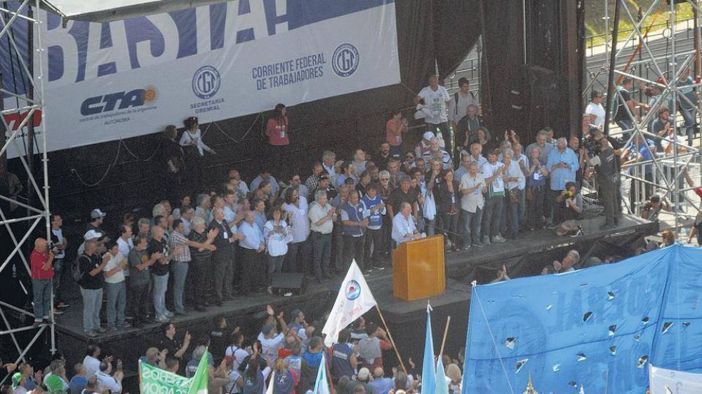 Apoyo sindical para Cristina Kirchner