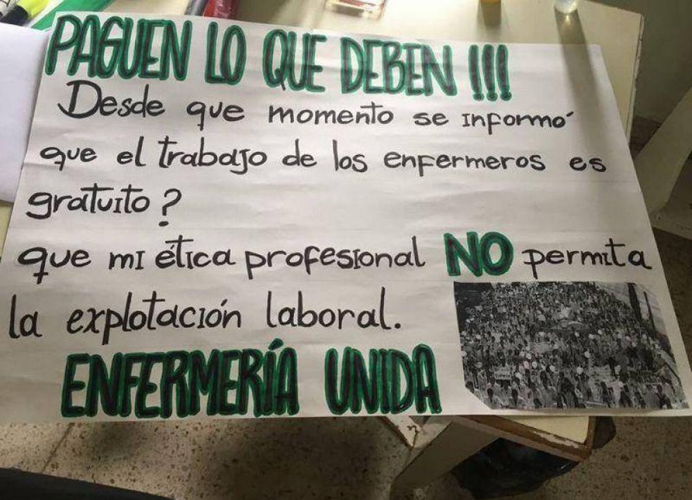 Personal de enfermer�a de Necochea, en defensa de la salud p�blica