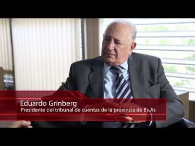 Eduardo Grinberg, presidente del tribunal de cuentas de la provincia de Bs.As La nota completa